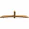 Ekena Millwork Bellingham Timber Gable Bracket, Western Red Cedar, 96"W x 28"H x 5 1/2"D x 5 1/2"F, 7/12 Pitch GBW096X28X0606BEL00SWR - alternate 3
